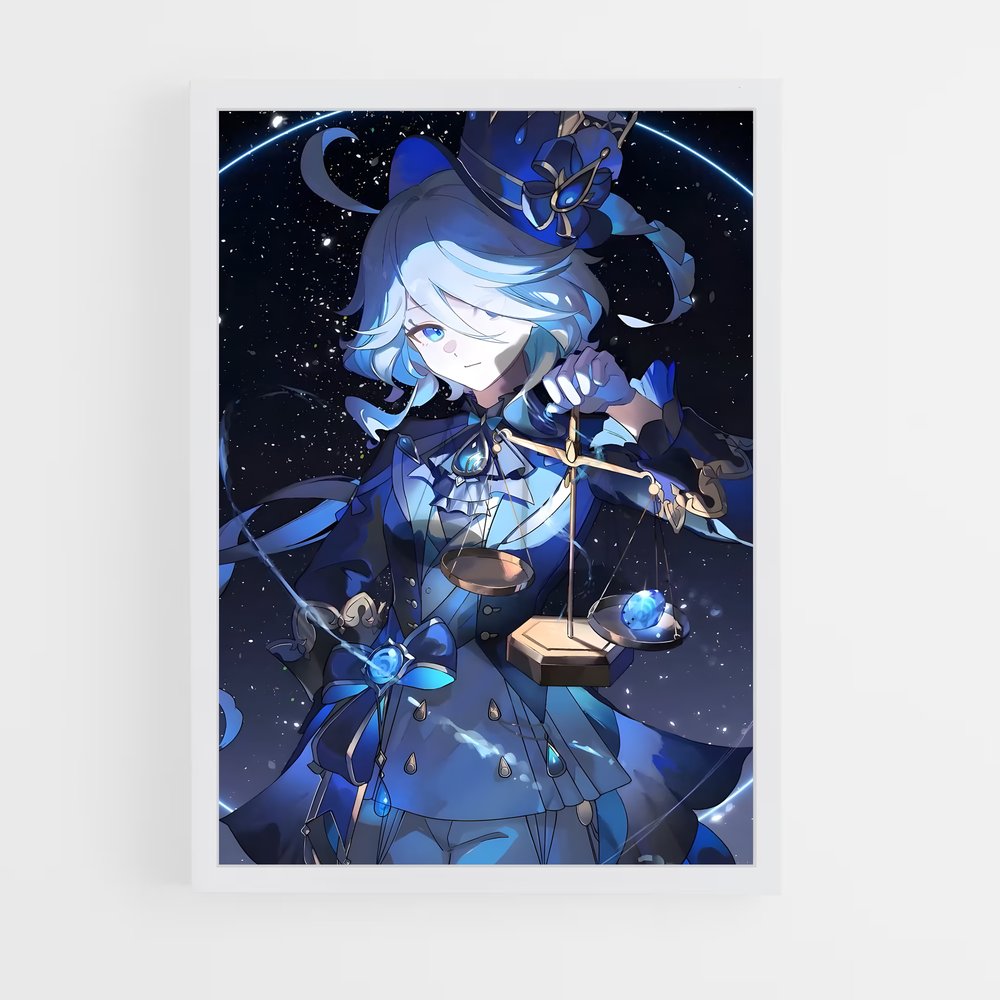 Poster L'Épée de la Demoiselle – affiche Genshin impact (vue 3)